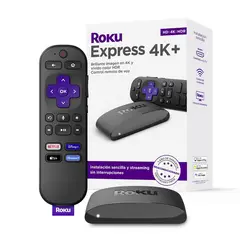ROKU - Express 4K+ Refac C/Voice Control