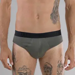 TAIS - Pack 2 Slip Algodón Spandex Hombre