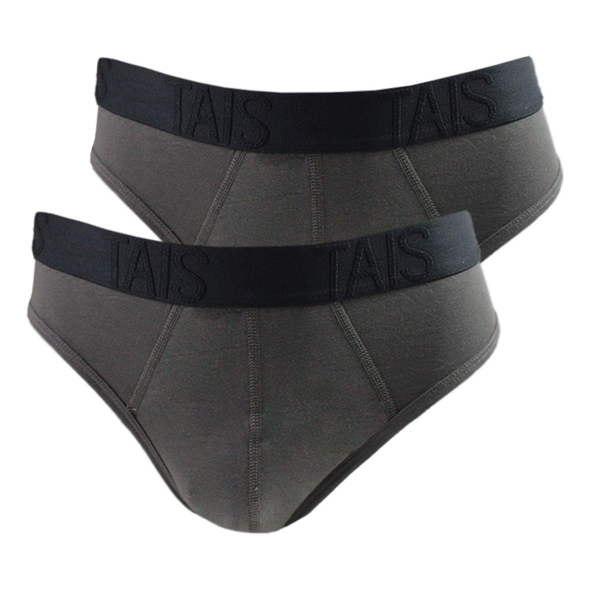 TAIS - Pack 2 Slip Algodón Spandex Hombre