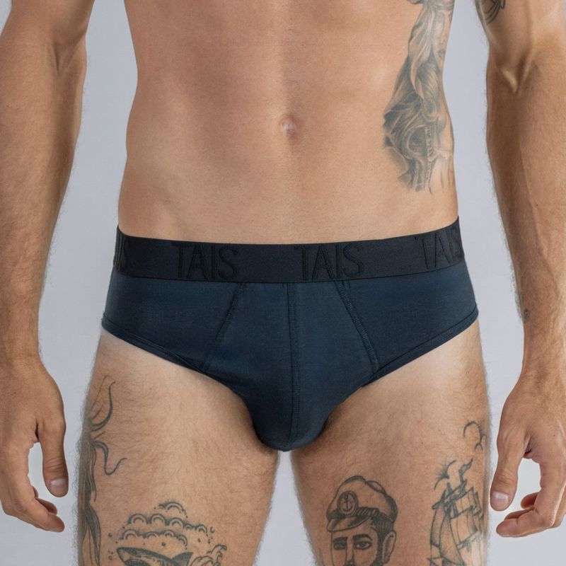TAIS - Pack 2 Slip Algodón Spandex Hombre