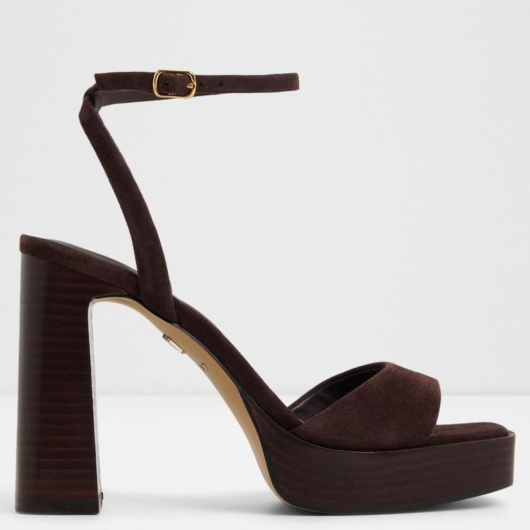 ALDO Lothon Sandalia Mujer Cuero Café