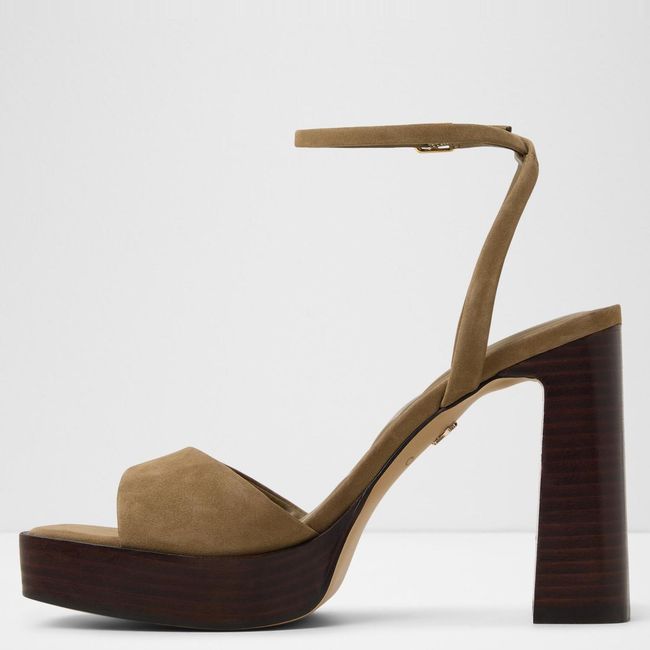 ALDO - Lothon Sandalia Mujer Cuero Verde Aldo