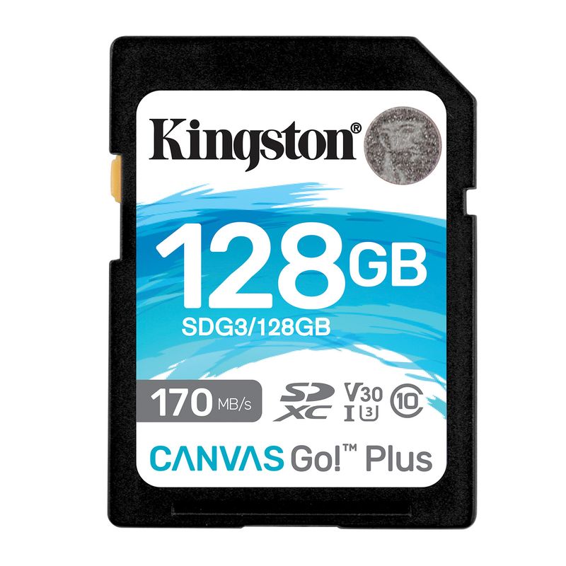 KINGSTON - SDXC Canvas Go Plus 128GB Kingston
