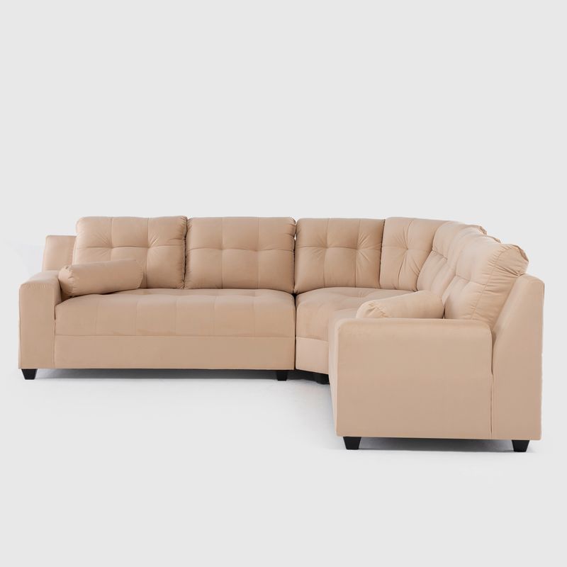 DECO CLASS - Seccional Curvo Napoles Velvet Deco Class