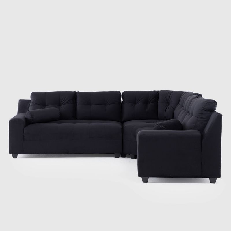 DECO CLASS - Seccional Curvo Napoles Velvet Deco Class