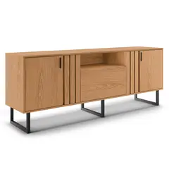 DI PORETTI - Rack Jurua 70" 3 Puertas Café