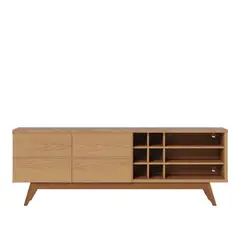 DI PORETTI - Rack Noronha 75" 2 Puertas Café