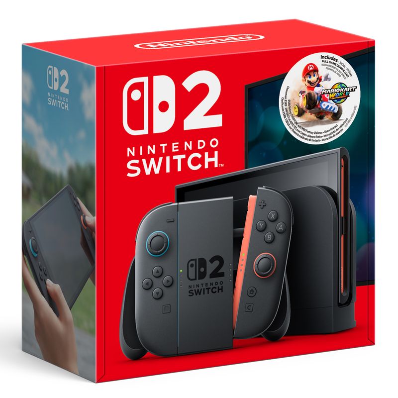 NINTENDO - Nintendo Switch 2 Bundle Lt2 + Mk World 4K HDR