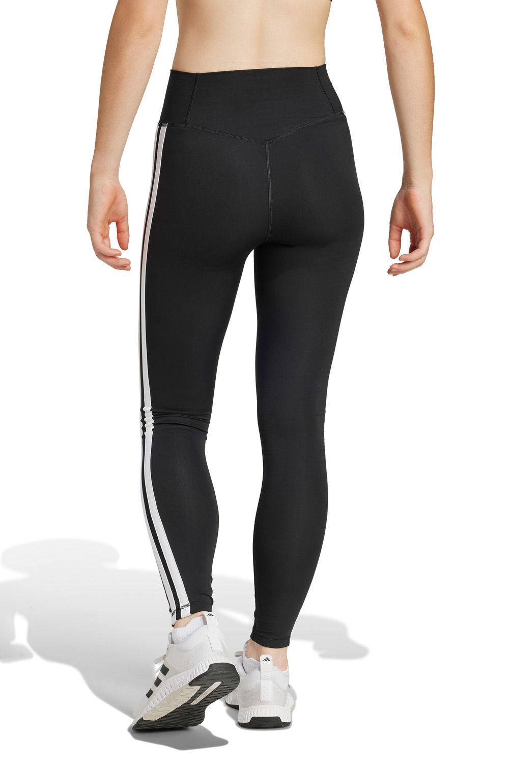 ADIDAS - Calza 7/8 Optime Essentials 3 Tiras Tiro Alto Mujer Adidas