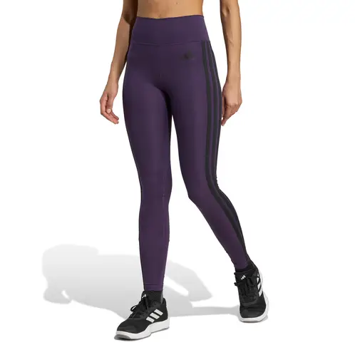 ADIDAS - Calza Optime Essentials 3 Tiras 7/8 Tiro Alto Mujer