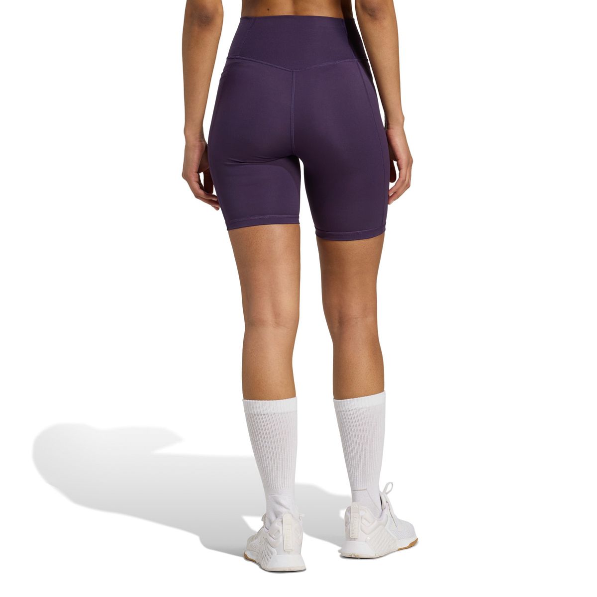 ADIDAS - Calza Corta Optime Essentials Stash Pocket 7 Pulgadas Mujer Adidas