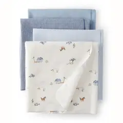 CARTER'S - Manta Pack 4 Unidades Bebé Niño