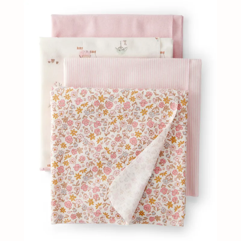 CARTER'S - Manta Pack 4 Unidades Bebé Niña Carter's