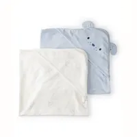 Toalla con Capucha Pack 2 Unidades Bebé Niño