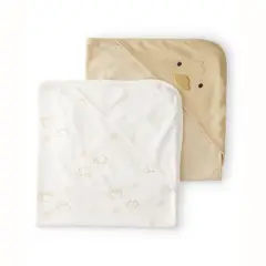 CARTER'S - Toalla con Capucha Pack 2 Unidades Unisex Bebé