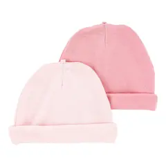 CARTER'S - Gorro Pack 2 Unidades Bebé Niña