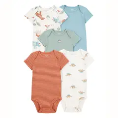 CARTER'S - Pack de Bodys Algodón 5 Unidades Bebé Niño