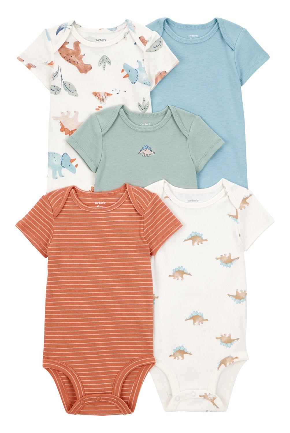CARTER'S - Pack de Bodys Algodón 5 Unidades Bebé Niño Carter's