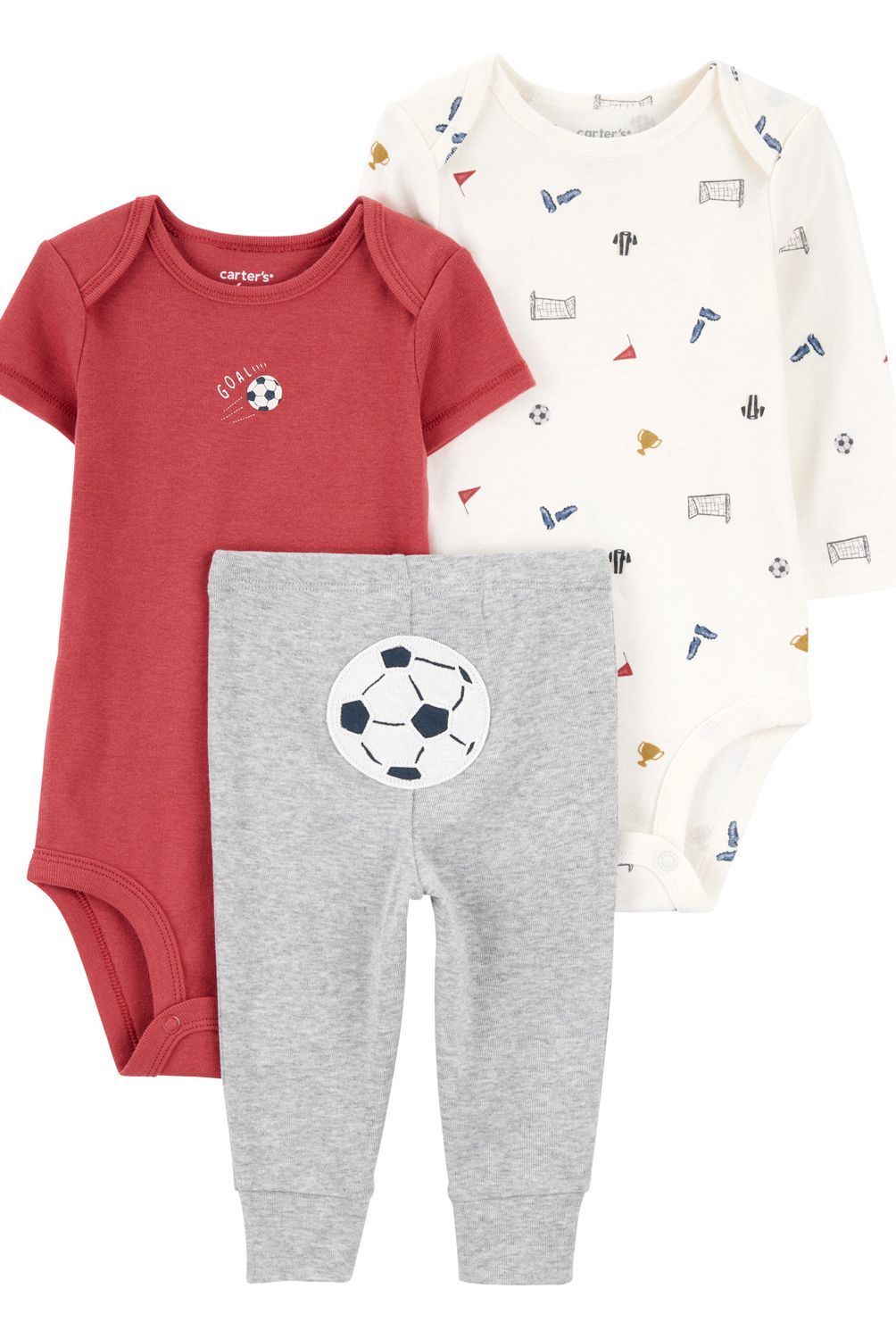 CARTER'S - Conjunto 3 Piezas Pantalon y Dos Body Bebé Niño Carter's