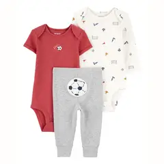 CARTER'S - Conjunto 3 Piezas Pantalon y Dos Body Bebé Niño