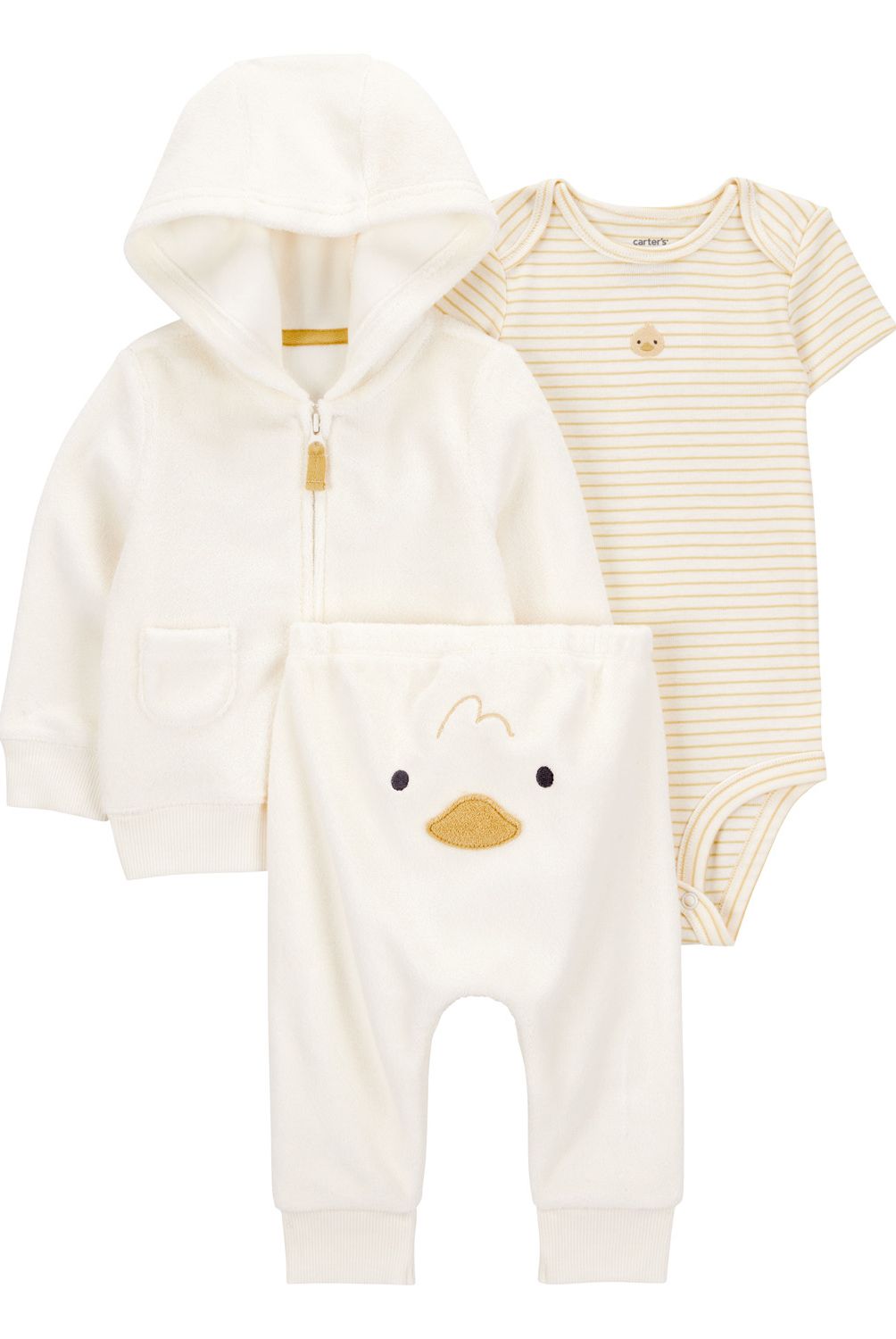 CARTER'S - Conjunto 3 Piezas Polerón, Pantalón y Body Unisex Bebé Carter's