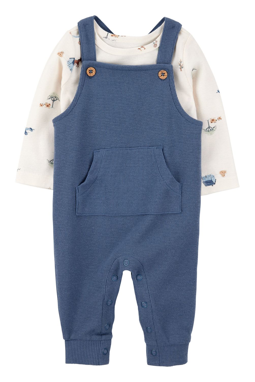 CARTER'S - Conjunto 2 Piezas Polera y Jardinera Bebé Niño Carter's