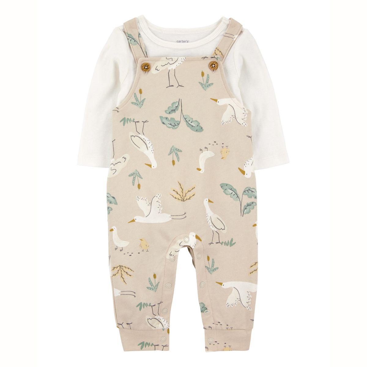 CARTER'S - Conjunto 2 Piezas Polera y Jardinera Unisex Bebé