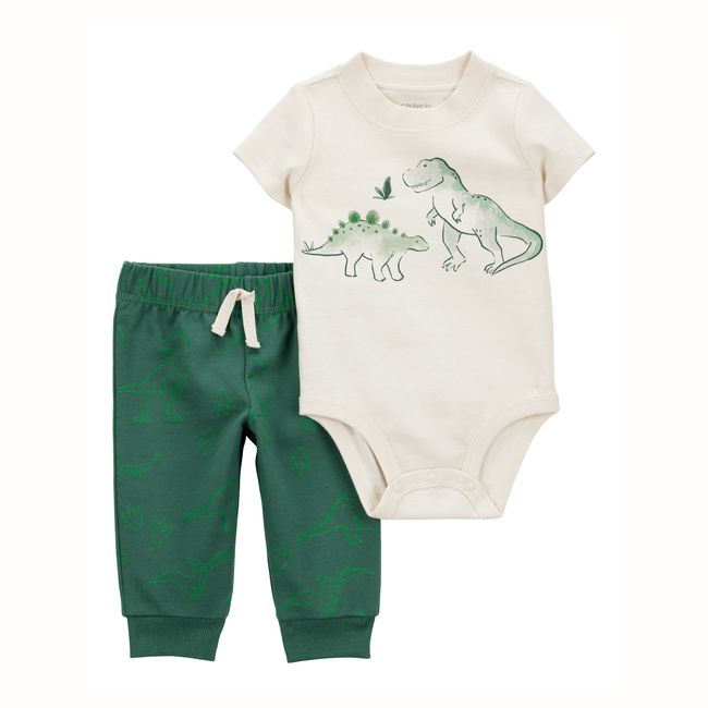 CARTER'S - Conjunto 2 Piezas Body y Pantalon Buzo Bebé Niño Carter's