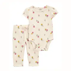 CARTER'S - Conjunto 2 Piezas Body y Pantalon Bebé Niña