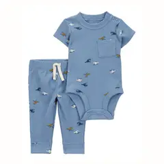 CARTER'S - Conjunto 2 Piezas Body y Pantalon Bebé Niño