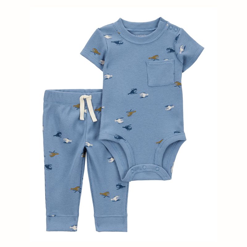 CARTER'S - Conjunto 2 Piezas Body y Pantalon Bebé Niño Carter's