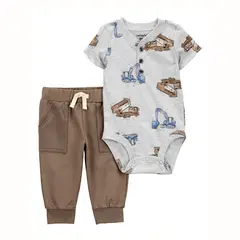 CARTER'S - Conjunto 2 Piezas Body y Pantalon Buzo Bebé Niño