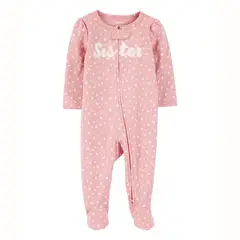 CARTER'S - Pijama Algodón Aplicación Bebé Niña