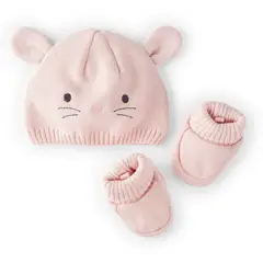 CARTER'S - Conjunto 2 Piezas Gorro y Botines Bebé Niña
