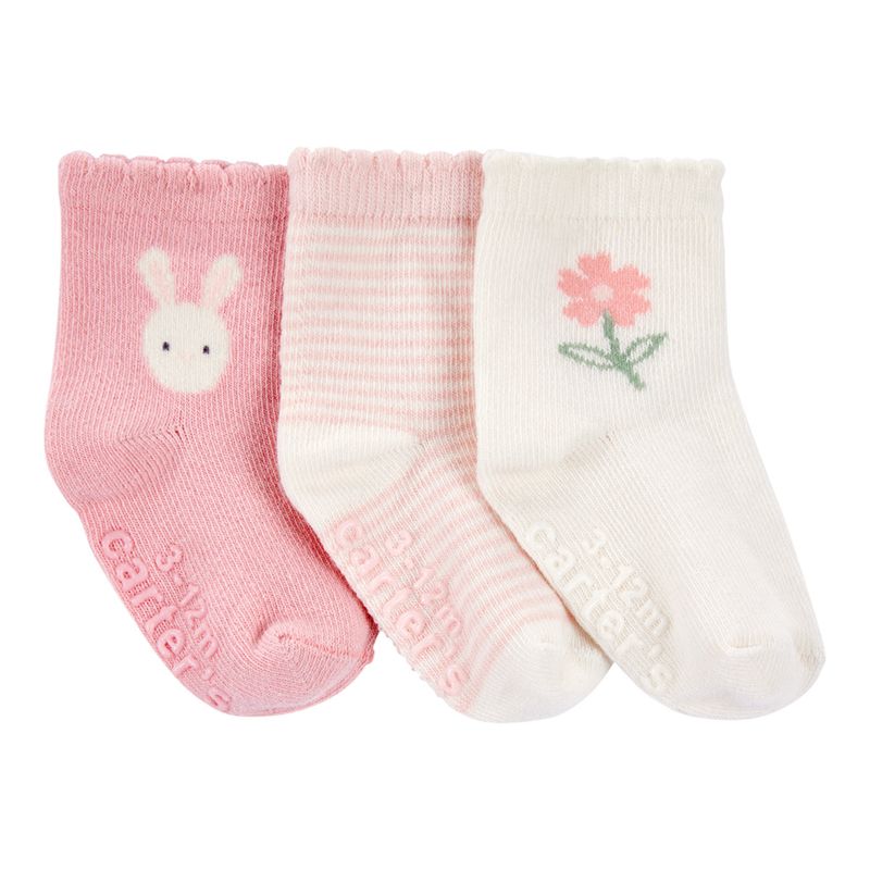 CARTER'S - Calcetines Pack 4 Pares Bebé Niña Carter's