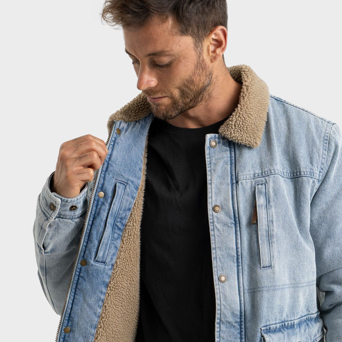 GNOMO - Chaqueta Denim Bangal Hombre Gnomo