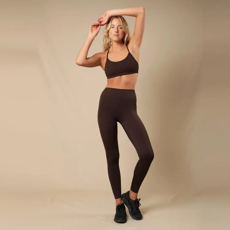MALI - Peto Deportivo Low Bra Coffee Mujer Mali