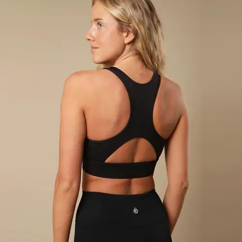 MALI - Peto Deportivo Racer Bra Black Beauty Mujer