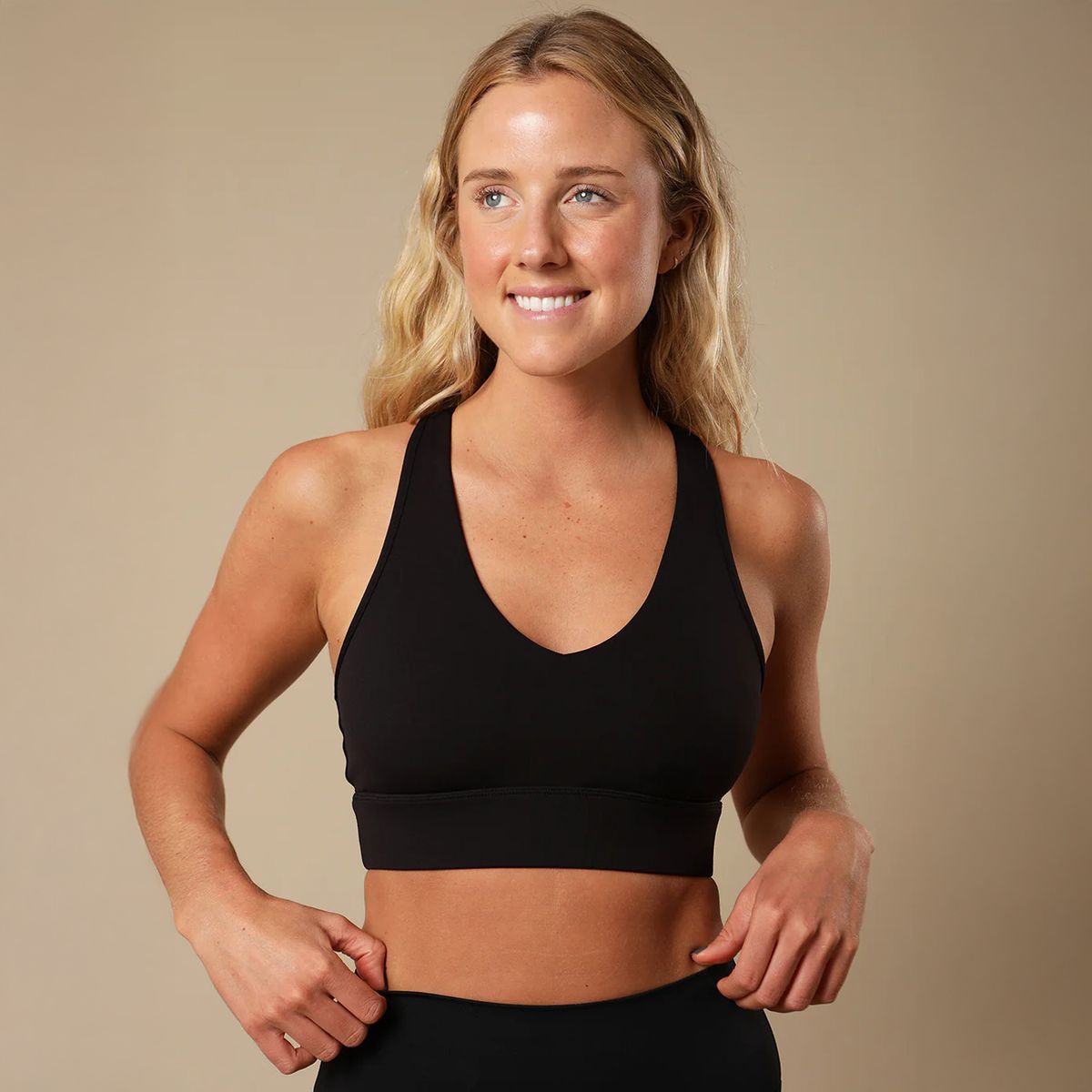 MALI - Peto Deportivo Racer Bra Black Beauty Mujer Mali