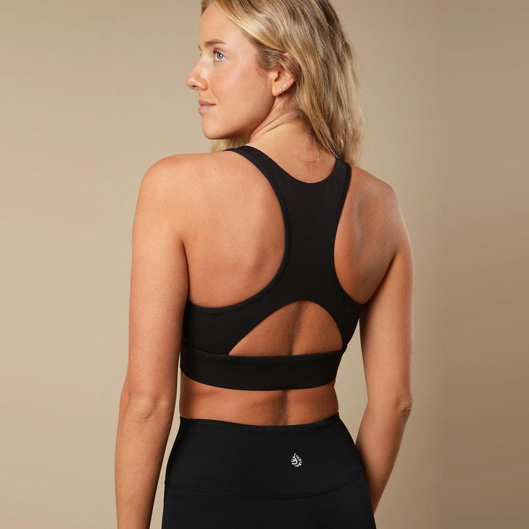 MALI Peto Deportivo Racer Bra Black Beauty Mujer