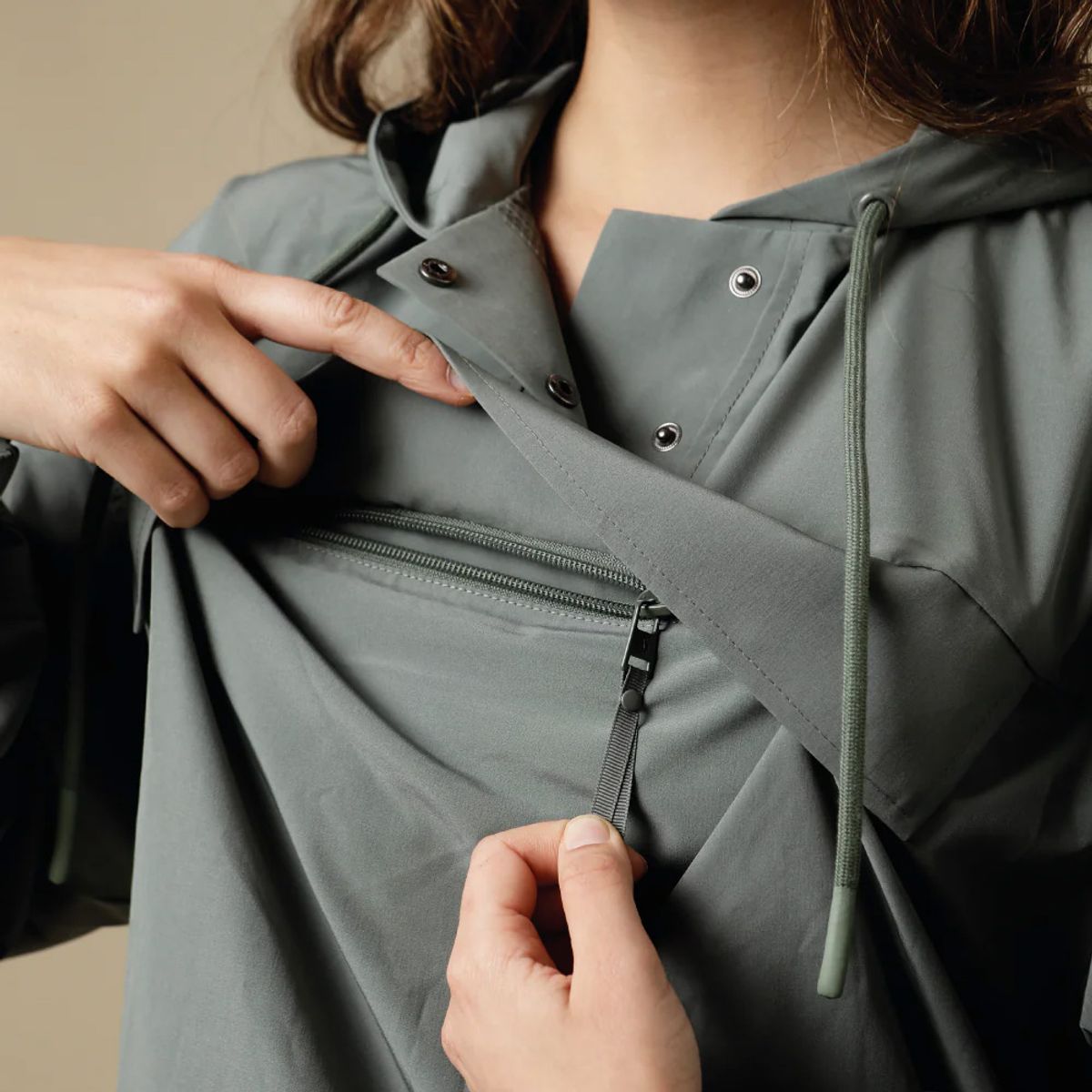 MALI - Cortaviento Deportivo Jacket Agave Green Mujer Mali