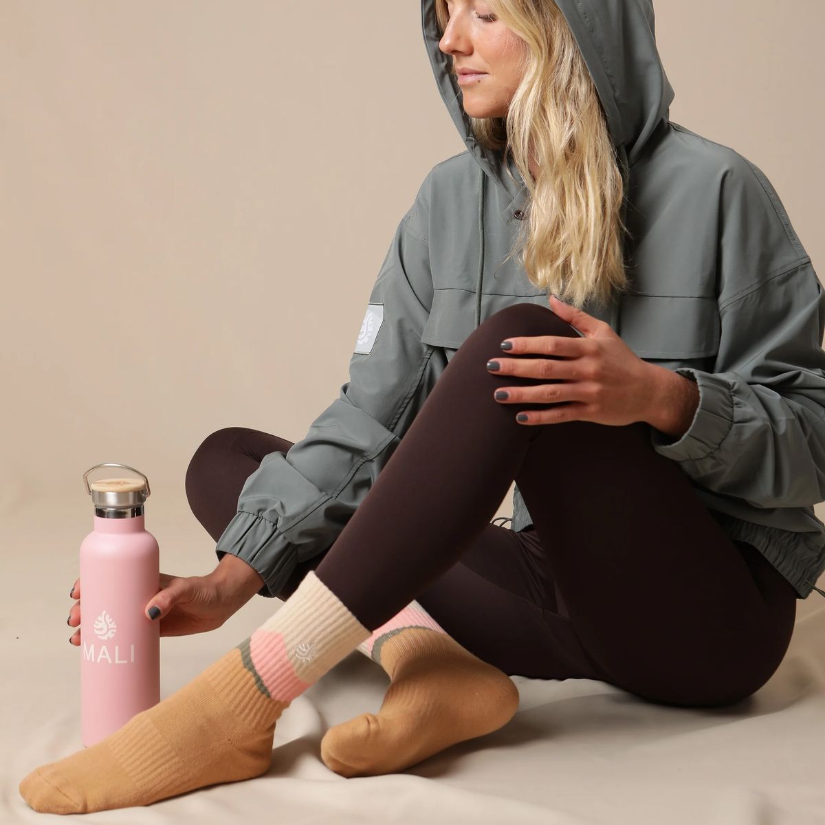 MALI - Cortaviento Deportivo Jacket Agave Green Mujer Mali