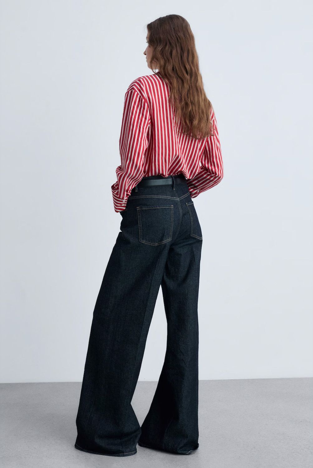 MANGO - Camisa Recta Rayas Mujer Mango
