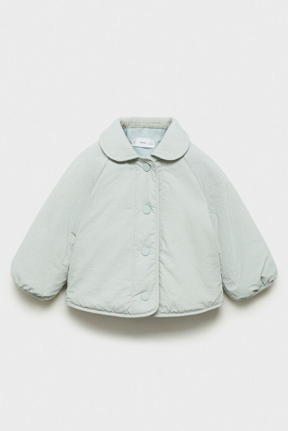 MANGO KIDS - Abrigo Acolchado Cuello Unisex Bebé Mango Kids