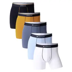 ARROW - Pack De 5 Boxer Algodón Hombre