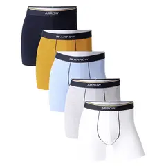 ARROW - Pack De 5 Boxer Algodón Hombre