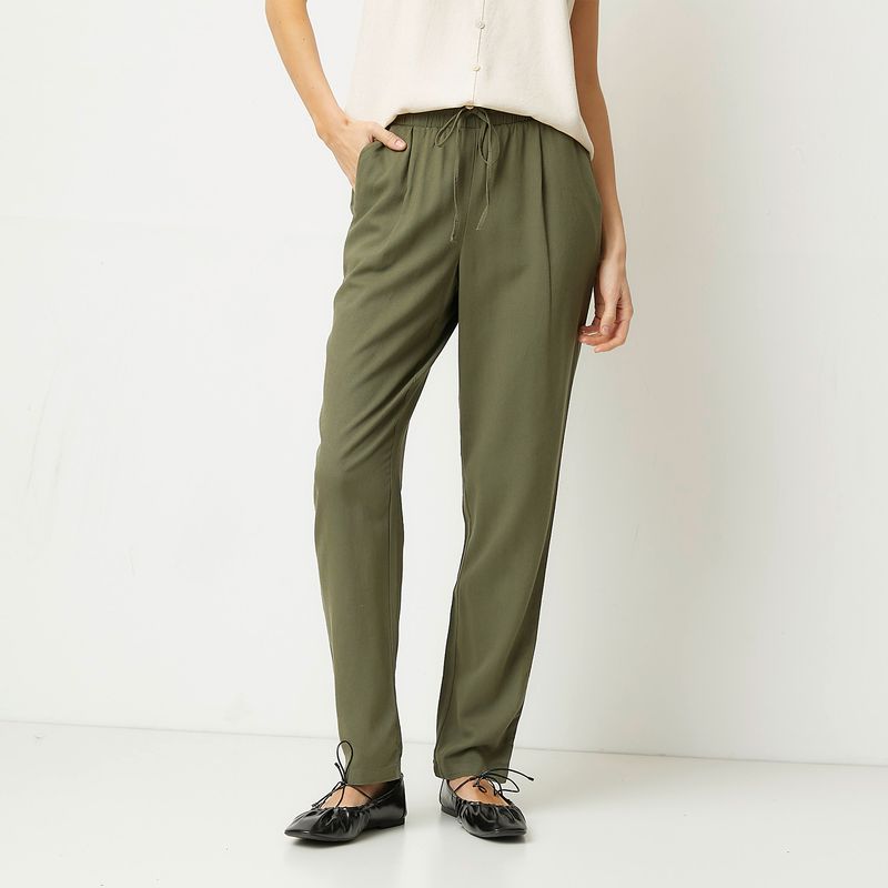 VERO MODA - Pantalón Cintura Media Mujer Vero Moda