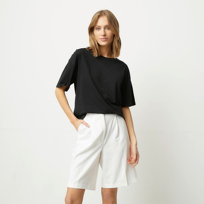 VERO MODA - Polera Lisa Manga Corta 100% Algodón Mujer Vero Moda