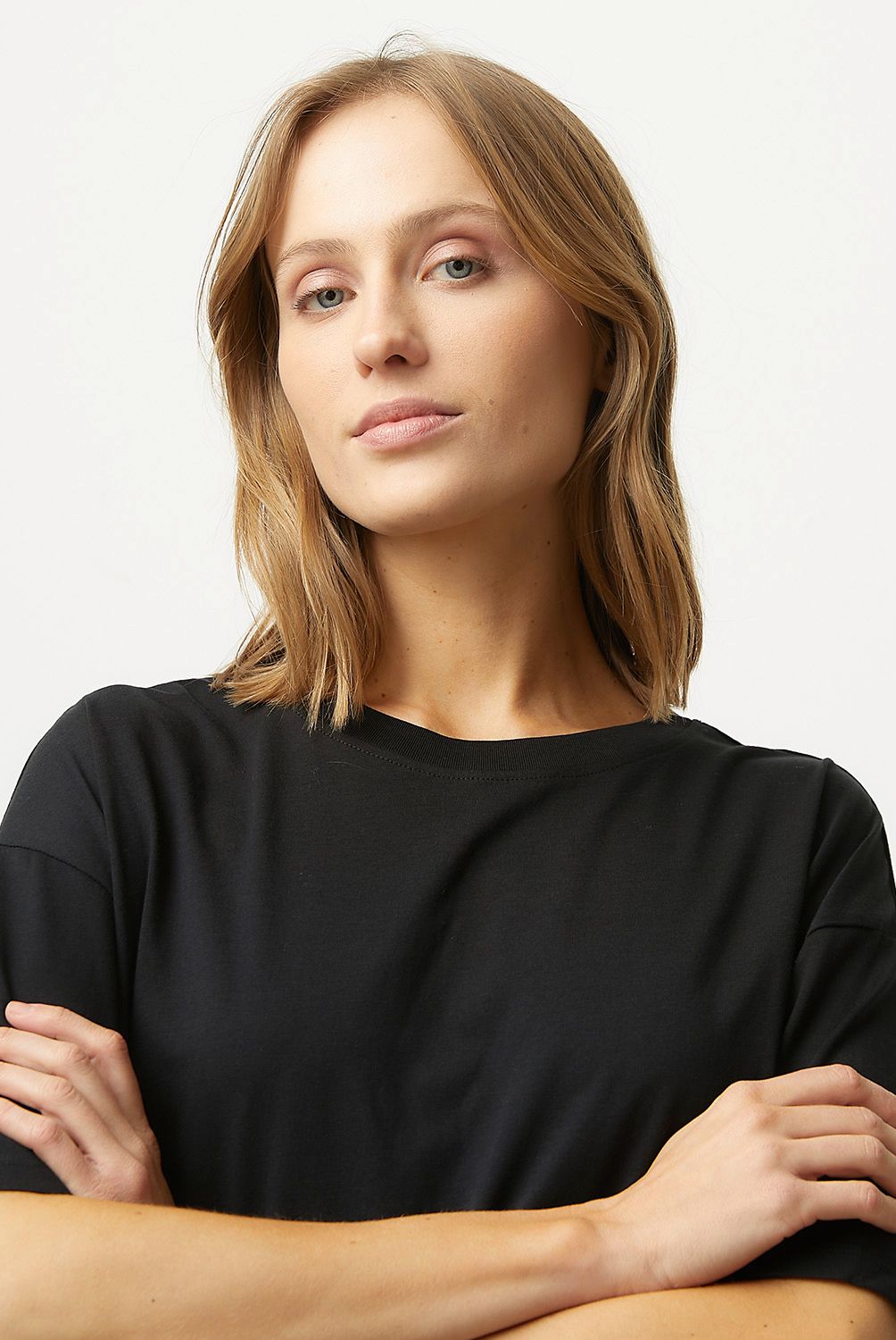 VERO MODA - Polera Lisa Manga Corta 100% Algodón Mujer Vero Moda