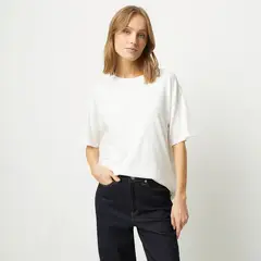VERO MODA - Polera Lisa Manga Corta 100% Algodón Mujer